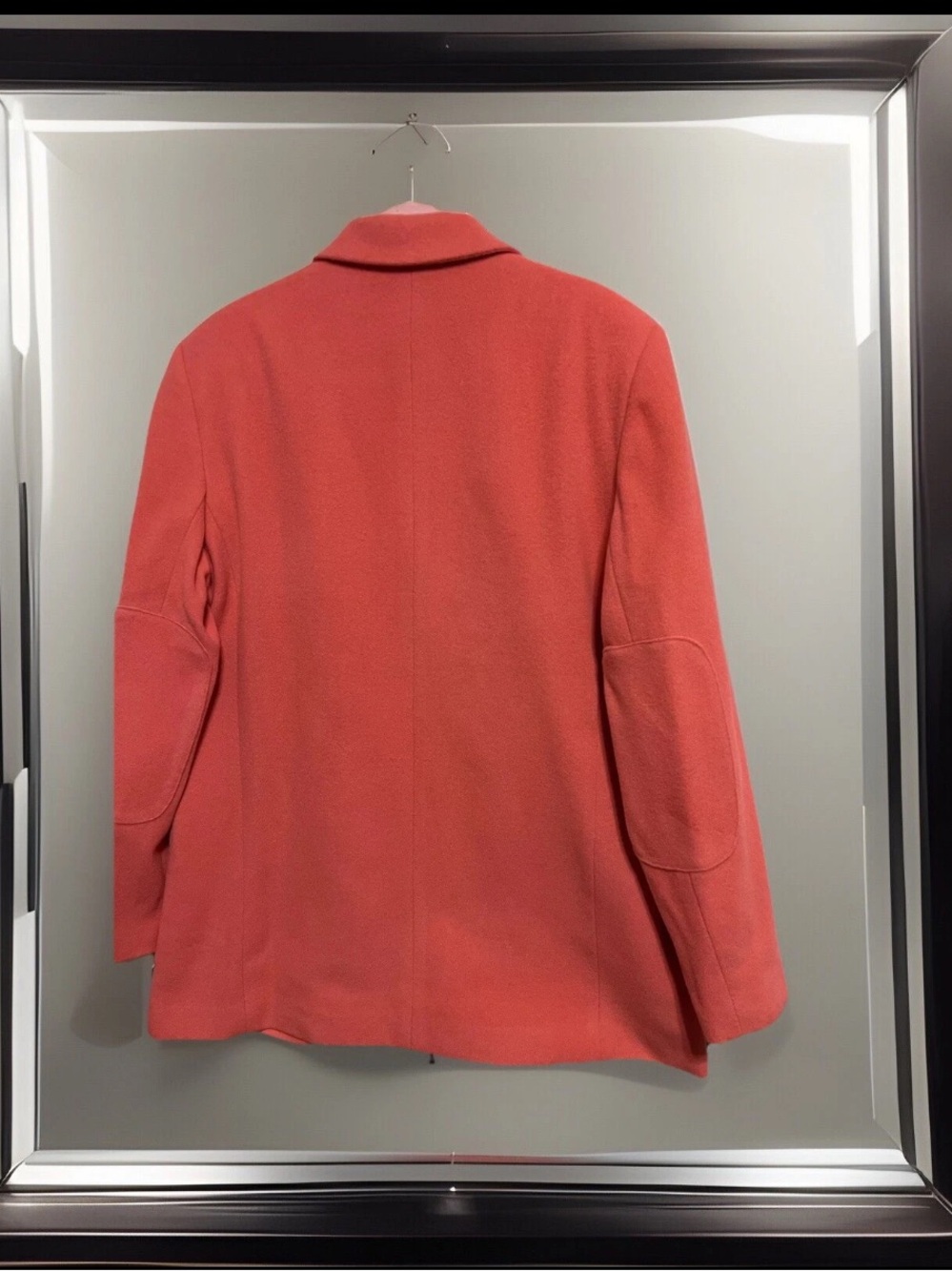 NWT Vintage HB II by Harve Benard Coral Cashmere Wool Blazer 12 Italy Fabric - Picture 9 of 16